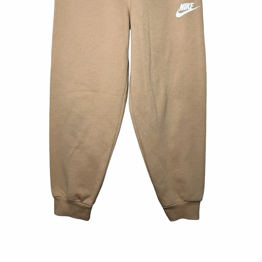 Nike Sportswear Club Fleece Joggers Hemp Beige Kids‎ Size 6-7Y Sweatpants